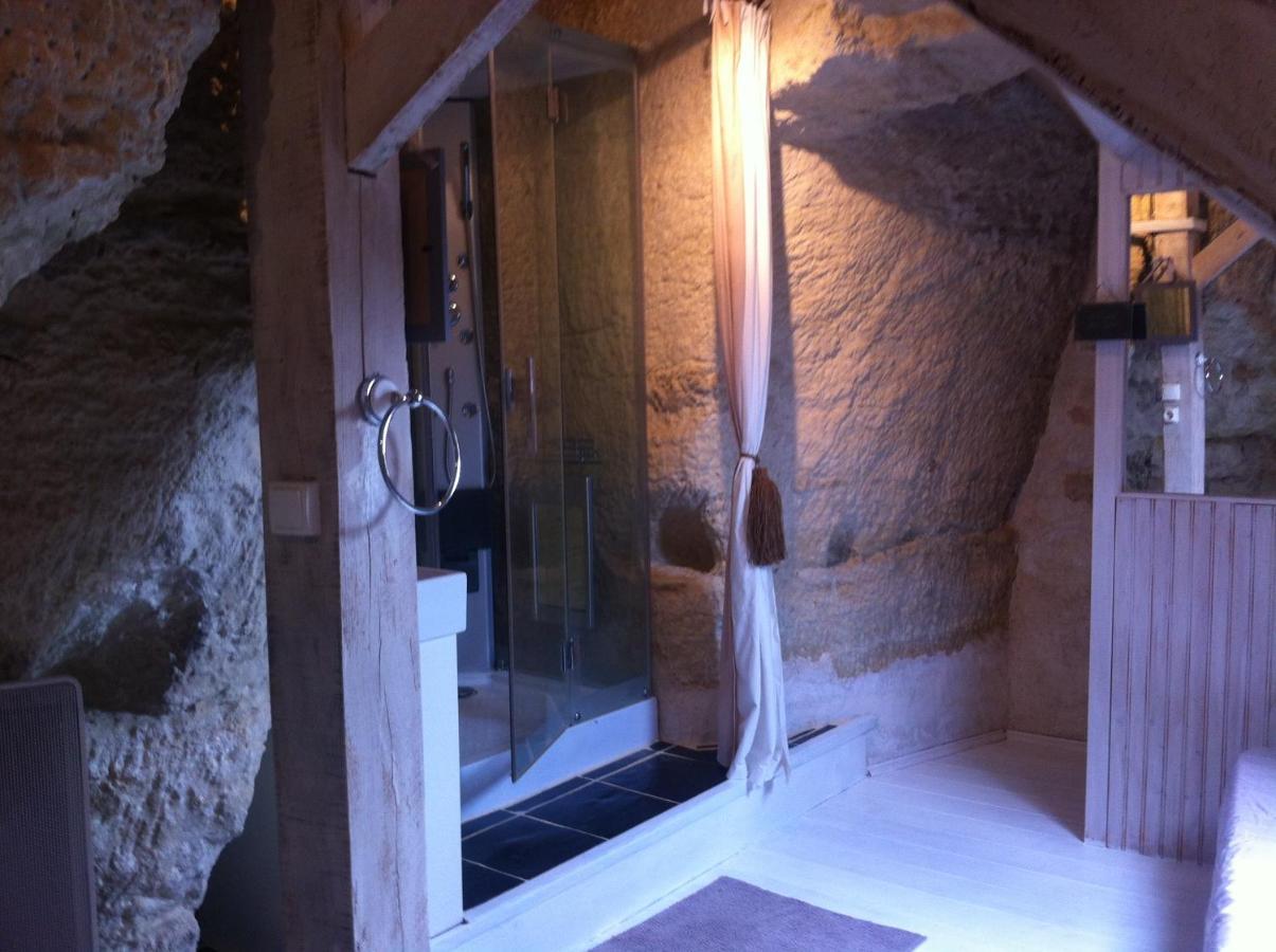 Bed and Breakfast Troglodyte Loft Thoré-la-Rochette Exteriér fotografie